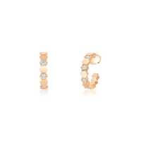 [LOVE LUCKY]Hollow Design Four-Leaf Clover Flower Shape Ring