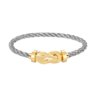 [LOVE LUCKY]CHANCE LARGE 8 FIGURE BUCKLE NO DIAMOND BRACELET GOLD
