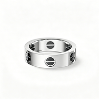 [LOVE LUCKY]LOVE RING 5.5MM NO DIAMONDS  CERAMIC