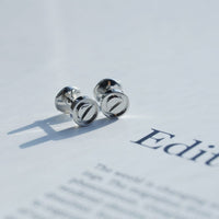 [LOVE LUCKY]LOVE EARRINGS SILVER 10MM