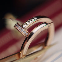 [LOVE LUCKY]JUSTE RING 2.65MM PINK GOLD DIAMOND