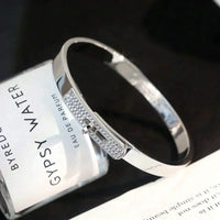 [LOVE LUCKY]KELLY SILVER DIAMOND BRACELET