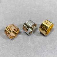 [LOVE LUCKY]LOVE 11MM LARGE RING