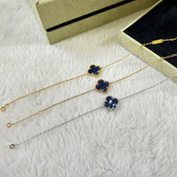 [LOVE LUCKY]CLOVER 1 MOTIF PIETERSITE BRACELET