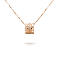 [LOVE LUCKY]PERLEE PEDANT NECKLACE GOLD / ROSE GOLD