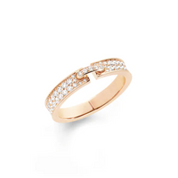 [LOVE LUCKY]ALLIANCE LIENS VIDENCE PAVED DIAMOND 4MM RING