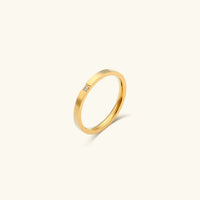 [LOVE LUCKY]Sage Gold Ring