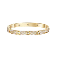 [LOVE LUCKY]LOVE BRACELET 6.1MM DIAMOND-PAVED 10 BIG DIAMONDS
