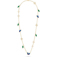[LOVE LUCKY]LUCKY SPRING BUTTERFLY 15 FLOWER NECKLACE