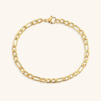[LOVE LUCKY]Saturn Gold Chain Bracelet