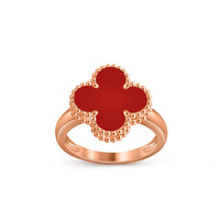 [LOVE LUCKY]CLOVER RING ROSE GOLD COLLECTION