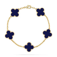 [Love Lucky]CLOVER 5 MOTIF LAPIS LAZULI BRACELET COLLECTION