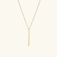 [LOVE LUCKY]Allison Gold Bar Necklace
