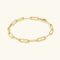 [LOVE LUCKY]Eloise Gold Paperclip Bracelet