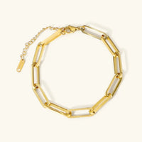 [LOVE LUCKY]Asta Gold Paperclip Chain Bracelet
