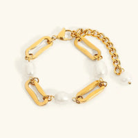 [LOVE LUCKY]Janna Pearl Chain Bracelet