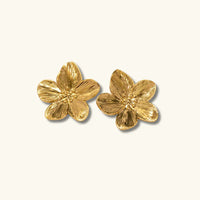 [LOVE LUCKY]Allysa Flower Gold Earrings