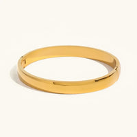 [LOVE LUCKY]Melina Large Stacking Gold Bangle