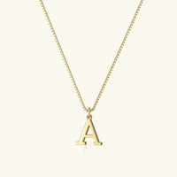 [LOVE LUCKY]Therese Letter Initial Gold Necklace