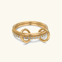 [LOVE LUCKY]Adela Stacked Diamond Ring