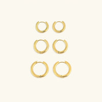 [LOVE LUCKY]Classic Round Hoops