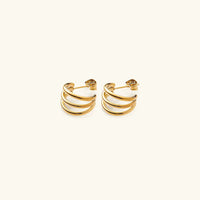 [LOVE LUCKY]Cradle Gold Earrings
