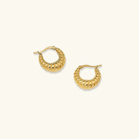 [LOVE LUCKY]Croissant Hoop Earrings