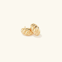[LOVE LUCKY]Croissant Huggie Earrings