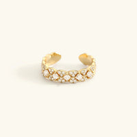 [LOVE LUCKY]Camille Gold Patterned Ring