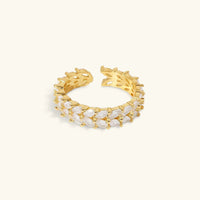 [LOVE LUCKY]Clarisse Patterned Gold Ring