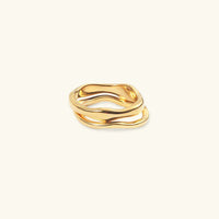 [LOVE LUCKY]Dianne Gold Stacker Ring