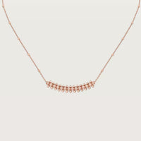 [LOVE LUCKY]CLASH  SMALL FULL DIAMOND NECKLACE