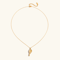 [LOVE LUCKY]Aces Gold Tennis Pendant