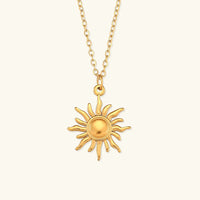 [LOVE LUCKY]Eliora Gold Sun Necklace