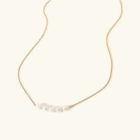 [LOVE LUCKY]Elle Gold Pearl Necklace