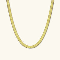 [LOVE LUCKY]Elysian Gold Herringbone Necklace