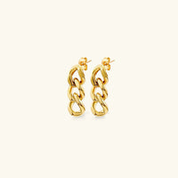 [LOVE LUCKY]Giselle Gold Chain Earring
