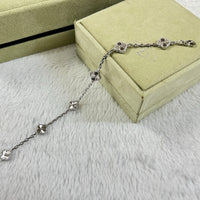 [LOVE LUCKY]CLOVER 6 MOTIF DIAMOND BRACELET