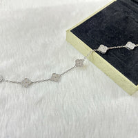 [LOVE LUCKY]CLOVER 6 MOTIF DIAMOND BRACELET