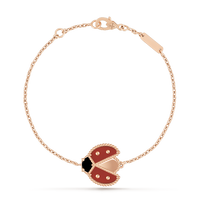 [LOVE LUCKY]LUCKY SPRING 1 MOTIF PINK GOLD BRACELET