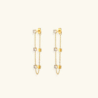 [LOVE LUCKY]Iris Diamond Earrings