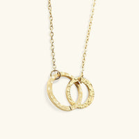 [LOVE LUCKY]Isabelle Gold Hoop Necklace