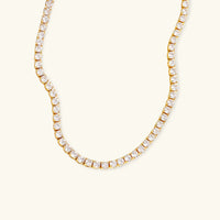 [LOVE LUCKY]Isolde Diamond Tennis Necklace