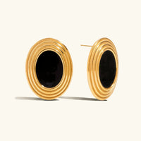 [LOVE LUCKY]Ruthie Gold Enamel Earrings