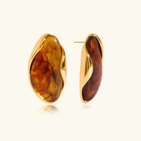 [LOVE LUCKY]Amelise Polished Gemstone Earrings