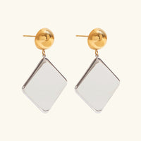 [LOVE LUCKY]Kelly Geometric Drop Earrings