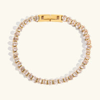 [LOVE LUCKY]Avaria Oval Cut Tennis Bracelet