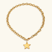 [LOVE LUCKY]Stellaria Gold Star Pendant
