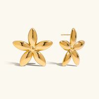 [LOVE LUCKY]Monica Floral Gold Earrings