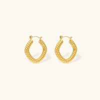 [LOVE LUCKY]Emani Twist Square Earrings